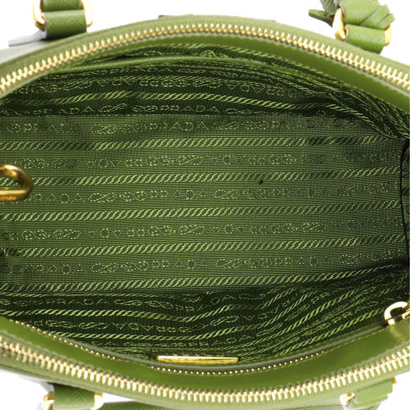 Prada Mini Double Zip Lux Tote Saffiano Leather - Picture 5 of 8